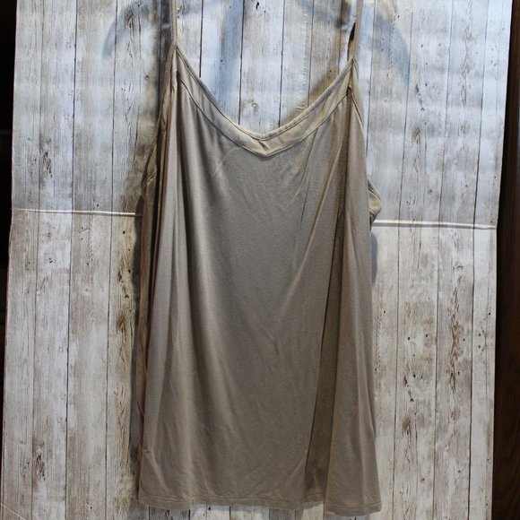 LOT of 3 Camisole / Tank Tops Apt 9 & Layne Bryant Burgundy, Teal, Taupe - Picture 12 of 16